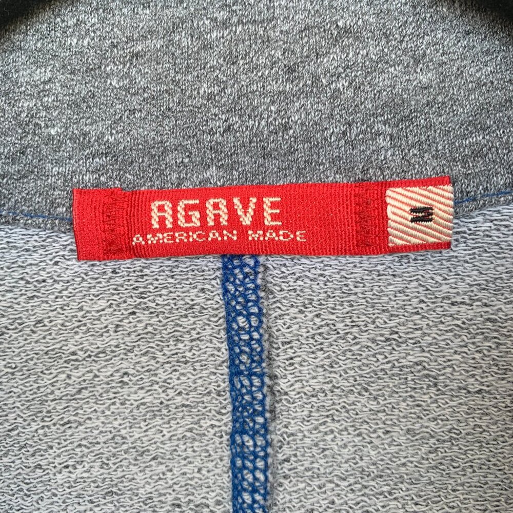 Authentic AGAVE Chilliwack 1/4 Zip Sweater Sweatshirt Gray Men's Medium - Picture 3 of 4